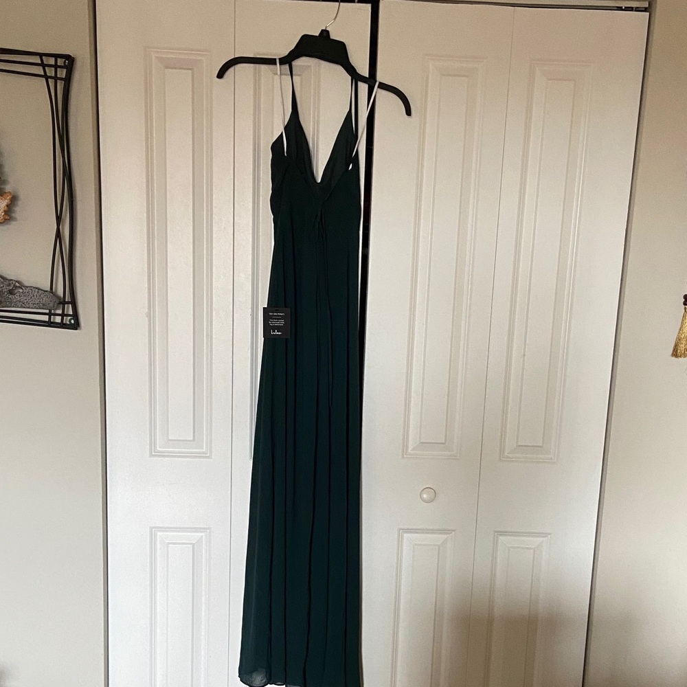 Lulu's Deep Green Maxi Dress